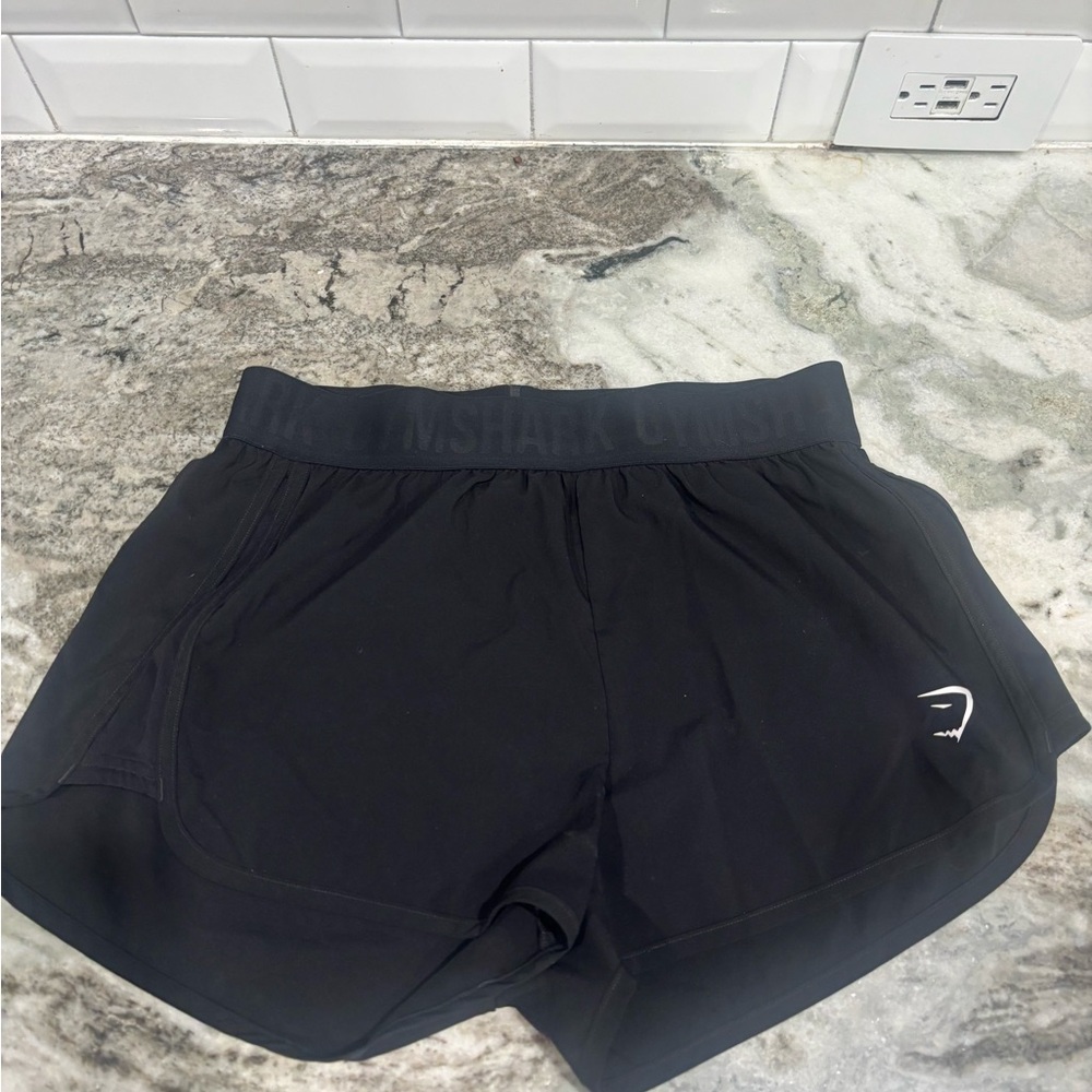 Gymshark Black Women's Athletic Running Shorts